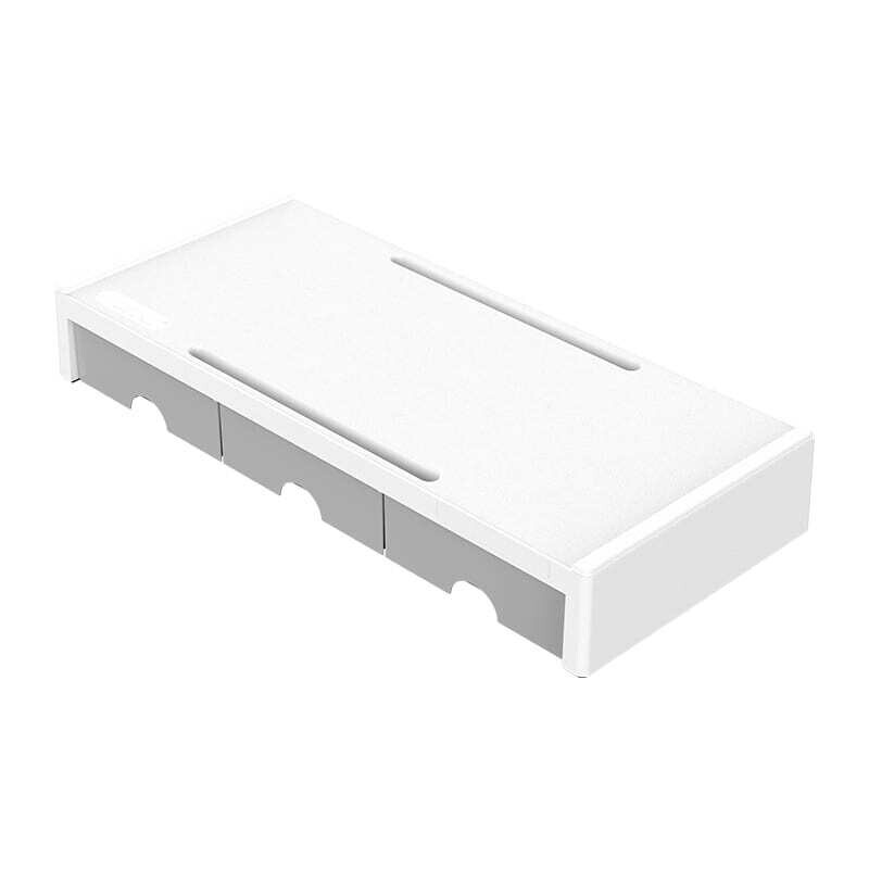 Orico - XT-01H-WH-BP -  ORICO 7.4cm Desktop Monitor Stand with Drawers - White