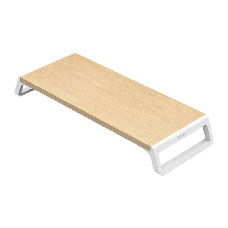 Orico - HSQ-M1-WD-BP -  ORICO Wooden Desktop Monitor Stand - Wood