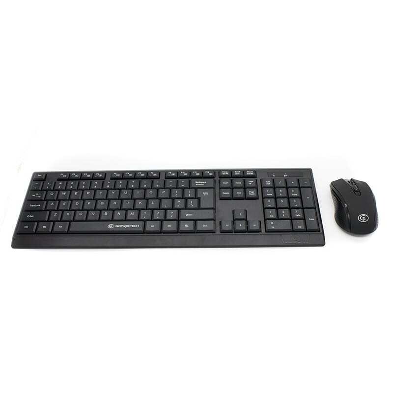 Gofreetech - GFT-S005V1 -  GoFreetech Wireless KB/MOUSE Combo - Black