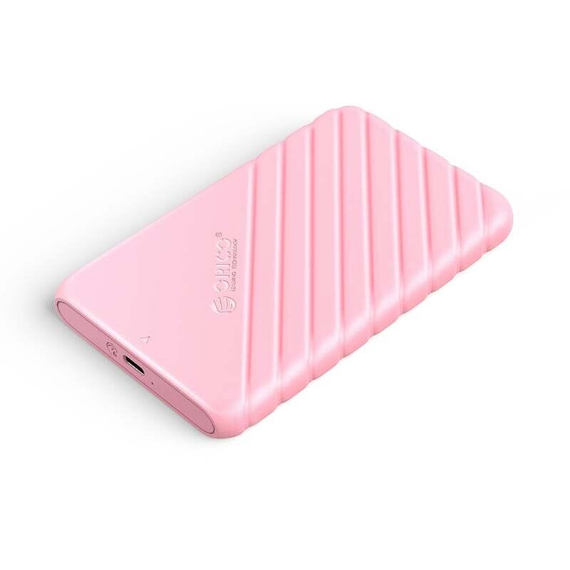 Orico - 25PW1-C3-PK-EP -  ORICO-2.5 inch USB3.1 Gen1 Type-C to USB-A Hard Drive Enclosure