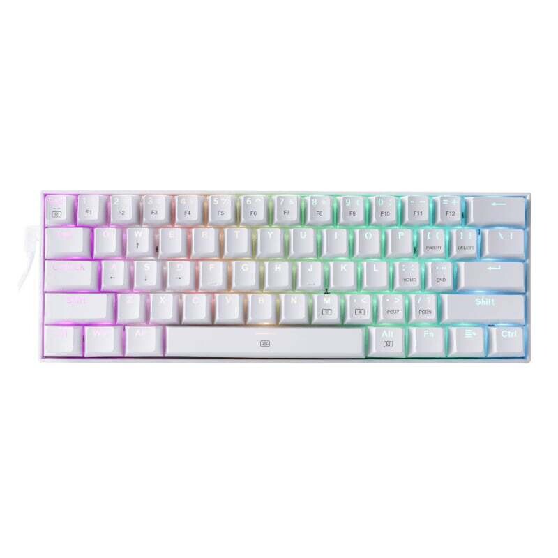 Redragon - RD-K630W-RGB -  REDRAGON DRAGONBORN Wired Mechanical Keyboard RGB  67Key Design - White