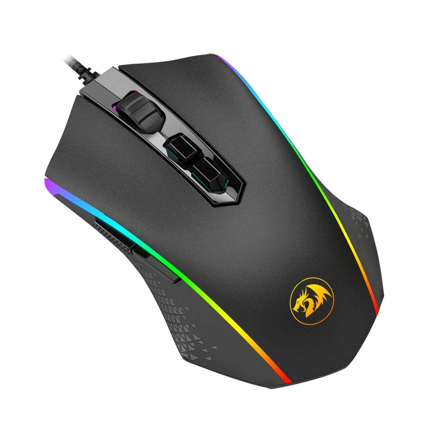 Redragon - RD-M710 -  REDRAGON MEMEANLION CHROMA 10000DPI Gaming Mouse - Black