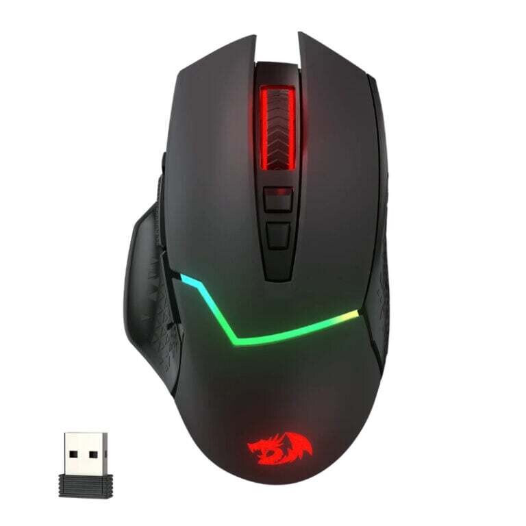 Redragon - RD-M690-PRO -  REDRAGON Mirage Pro 8000DPI RGB Wireless Gaming Mouse - Black