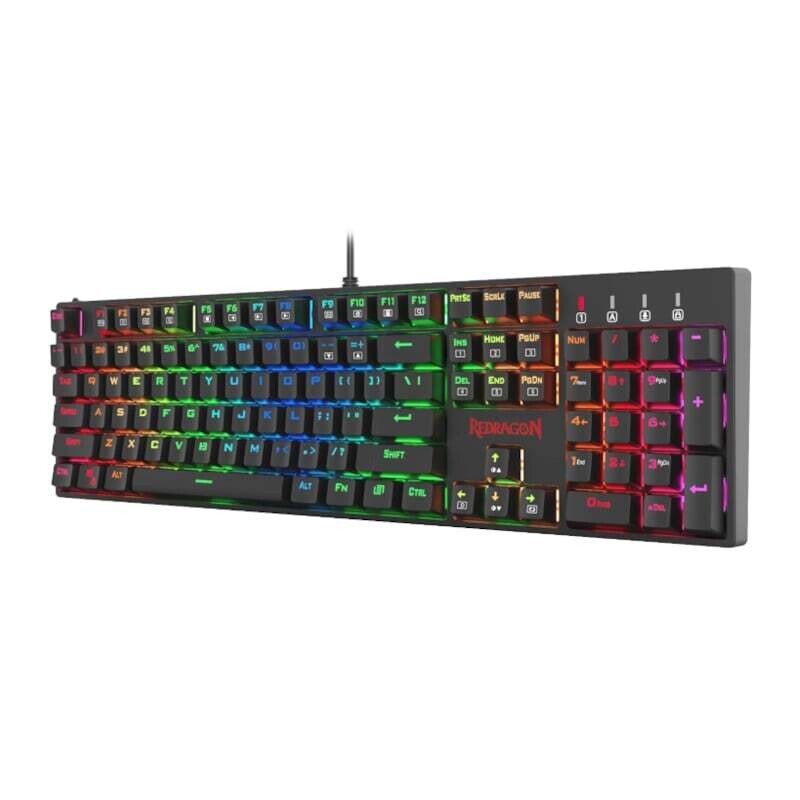 Redragon - RD-K582RGB -  REDRAGON SURARA MECHANICAL RGB Gaming Keyboard - Black