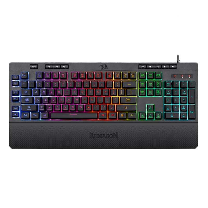 Redragon - RD-K512RGB -  REDRAGON SHIVA Membrane Keyboard - Black