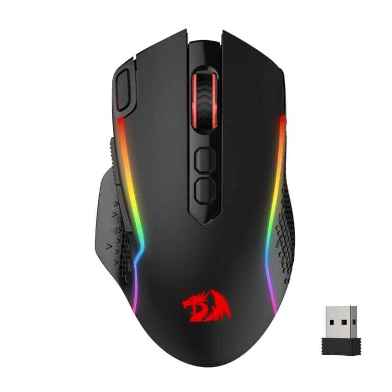 Redragon - RD-M810RGB-PRO -  REDRAGON Taipan Pro 10000DPI RGB Wireless Gaming Mouse - Black