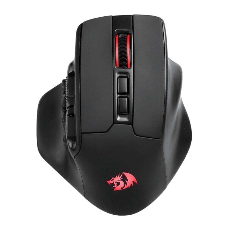 Redragon - RD-M811RGB-PRO -  REDRAGON Aatrox Wireless 6200DP RGB MMO Gaming Mouse - Black