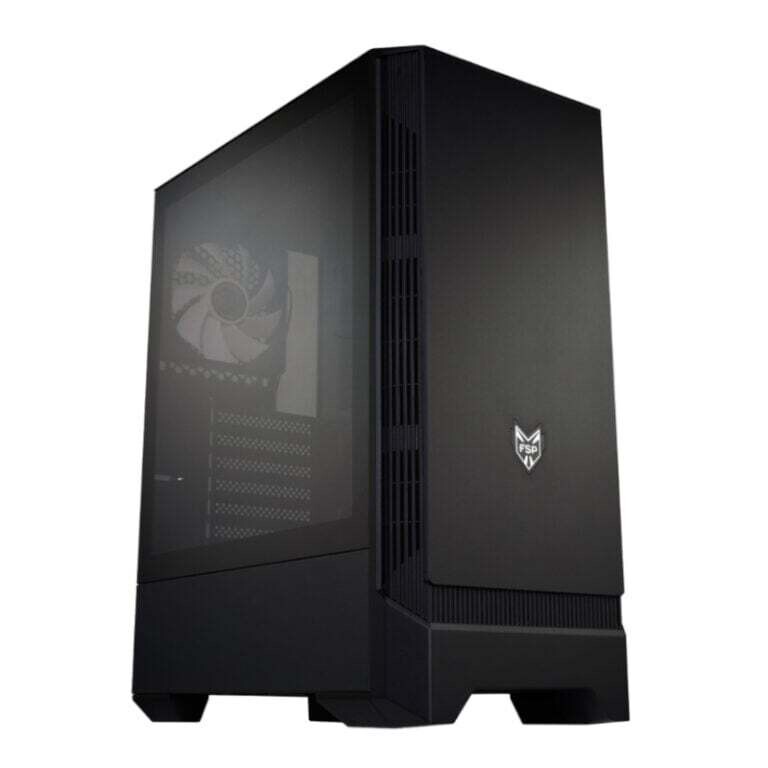 FSP CMT260 ATX Tempered Glass side panel - Black