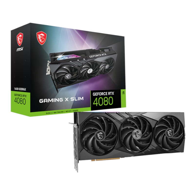 MSI- RTX4080SUPRIMX16G- MSI Nvidia GeForce RTX 4080 SUPRIM X Trio 16G GDDR6X 256-BIT Graphics Card