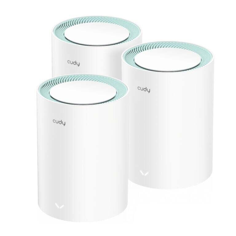 Cudy- M1300 3PACK- Cudy AC1200 Wi-Fi Mesh Kit 3 Pack With Gigabit