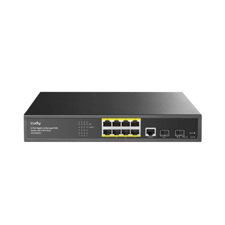 Cudy- GS2008PS2- Cudy 8 Port Layer 2 Managed Gigabit PoE Switch