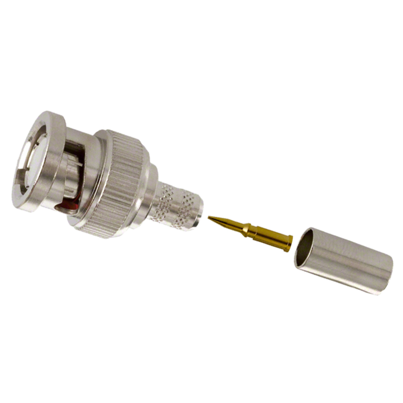 Provision ISR _PR-C13 -   BNC Plug (One Set With Three Pcs) For Ratchet BNC Cramping Tool-  BNC Plug 3Pcs