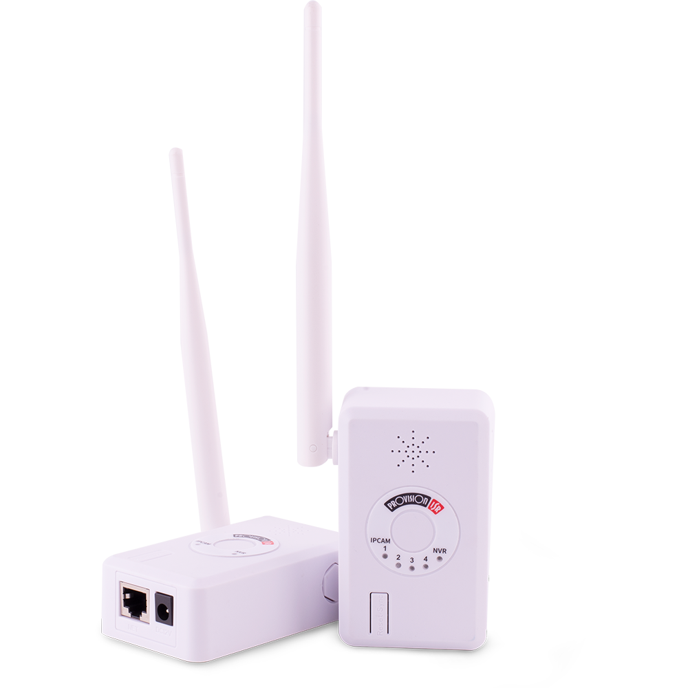 Provision ISR _WR-04IPC -   Wireless Camera Adapter -  4 CH Wireless Repeater for WiFi Cameras to be used with I3-390WIP536