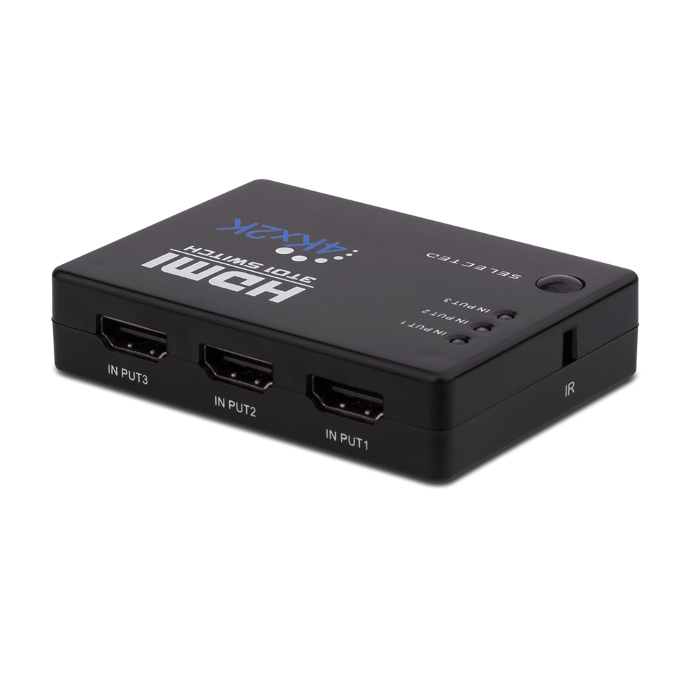 Provision ISR _PR-SW301(4K) -   3 To 1 HDMI Switcher-  3 in 1 out HDMI switch 4K(3840*2160) plastic