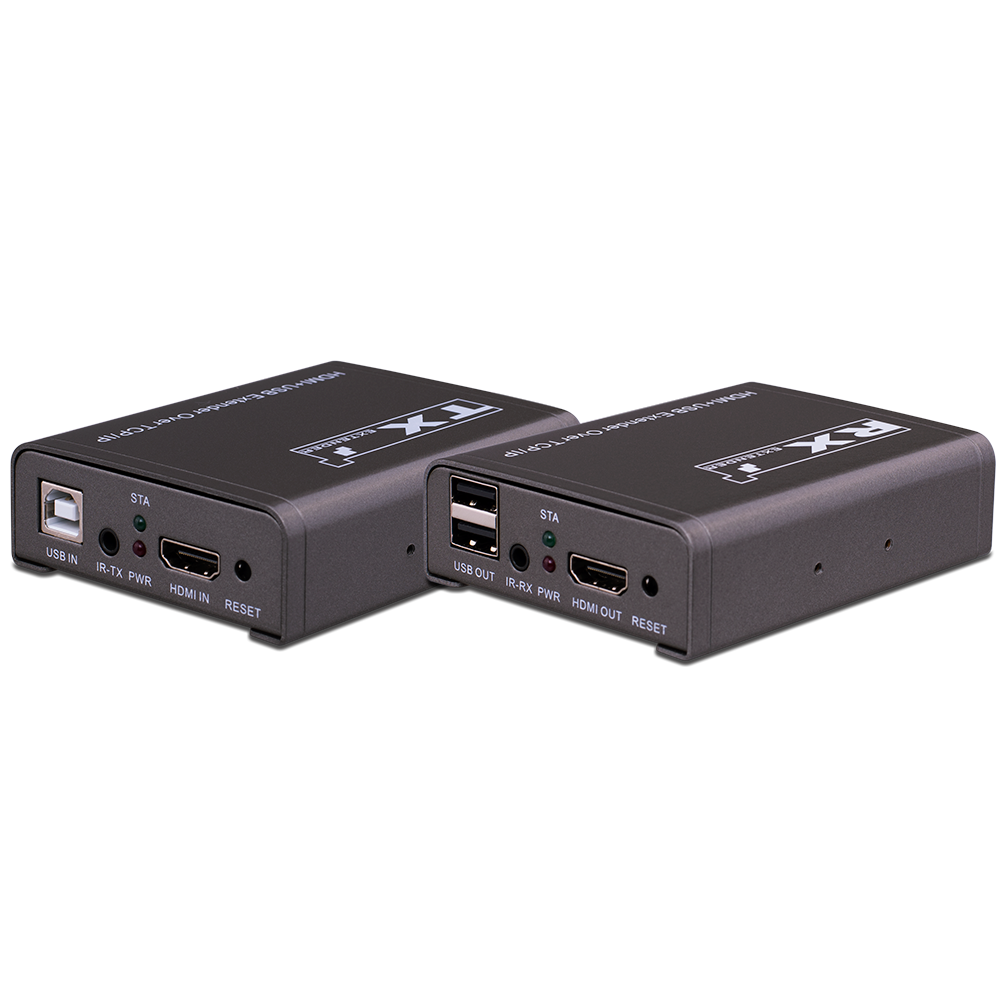 Provision ISR _PR-HDKVMoNET -   HDMI USB KVM Extender Over Cat5e/Cat6 Transmits HDMI + USB + IR Signals Over Ethernet Cable.-  HDMI over Cat5/5e/6 kvm with IR
