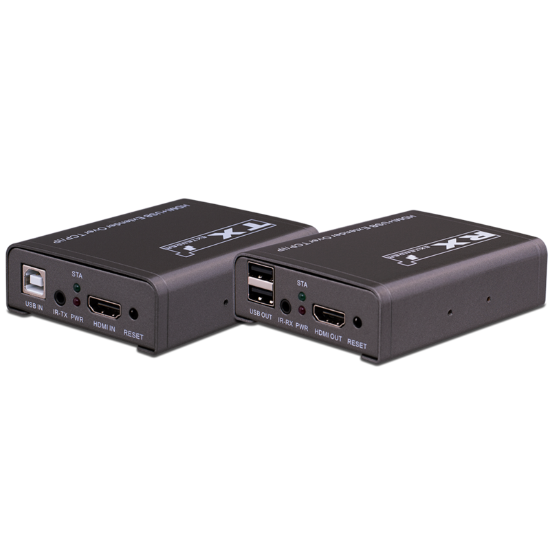 Provision ISR _PR-HDKVMoNET -   HDMI USB KVM Extender Over Cat5e/Cat6 Transmits HDMI + USB + IR Signals Over Ethernet Cable.-  HDMI over Cat5/5e/6 kvm with IR