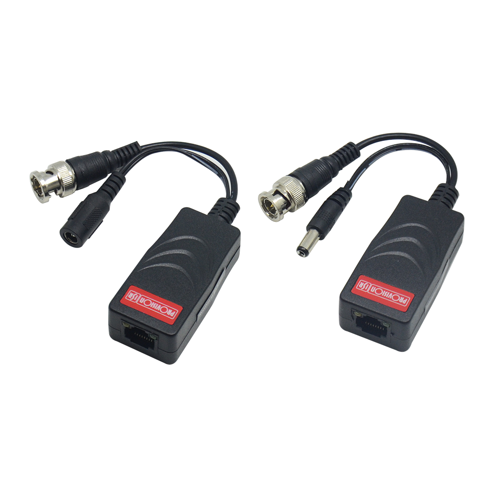 Provision ISR _PTR-102VP-HD+ -   8MP HD Single Channel Passive Video + Power Transceiver-  Provision-ISR UTP Balun for AHD cameras, 200m video + power  (sold in packs of 2 )