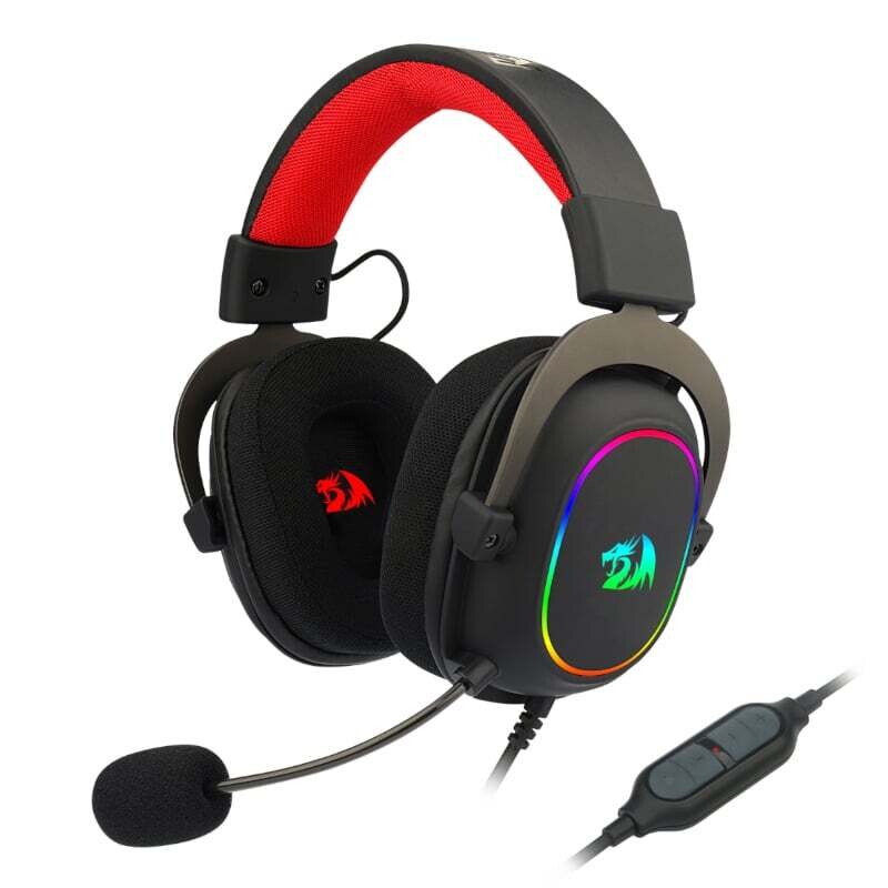 Redragon  RD-H510W-RGB  REDRAGON Over-Ear ZEUS-X USB RGB Gaming Headset - White
