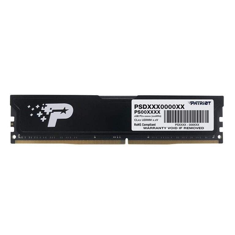 Patriot- PSD44G266641 -  Patriot Signature Line 4GB 2666MHz DDR4 Single Rank Desktop Memory