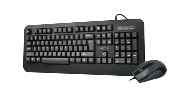 Astrum A81012-BEN KC120 Wired Keyboard and Mouse Combo Black