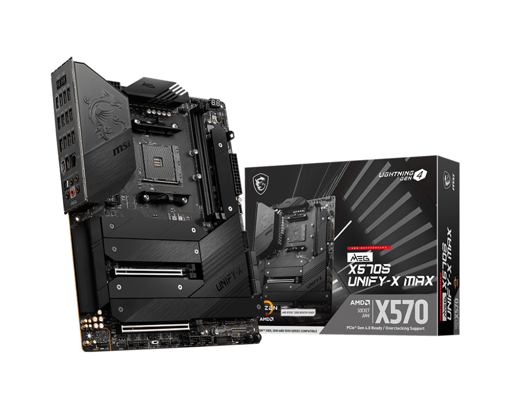 MSI- MEGX570SUNIFY-XMAX -  MSI MEG X570S UNIFY-XMAX AMD AM4 ATX Gaming Motherboard