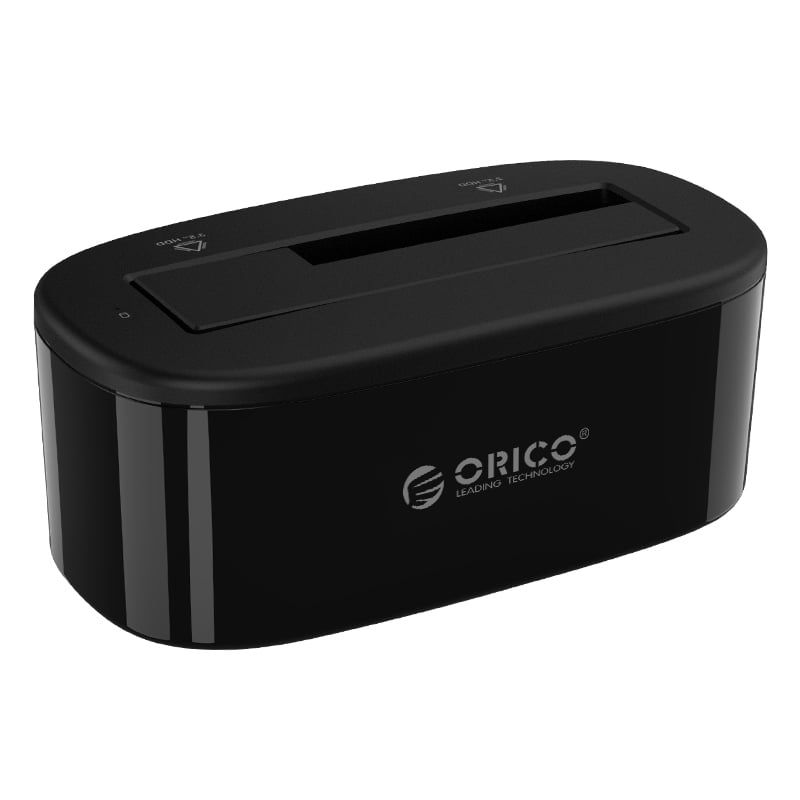 Orico - 6218US3-EU-BK-BP -  ORICO 1 Bay USB3.0 2.5&quot; / 3.5&quot; HDD|SSD Vertical Dock - Black