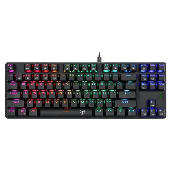 T-Dagger BORA Tenkeyless RGB LED Mechanical Gaming Keyboard - Black