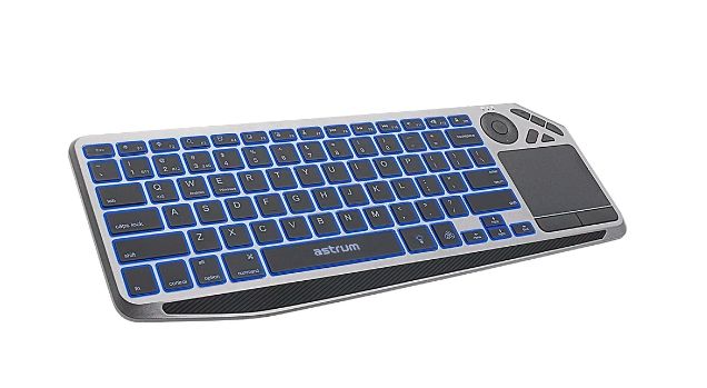 Astrum A51021-B Slim Keyboard with Touchpad, Wi-Fi + Bt Multi Pair