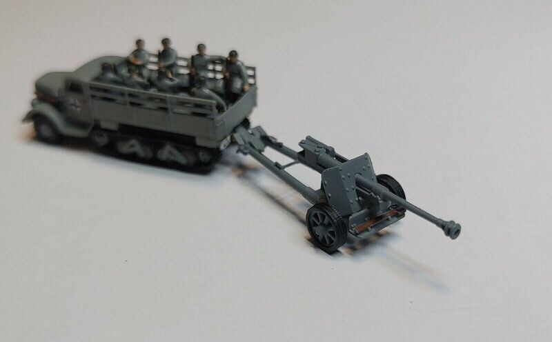 Wehrmacht 7.5cm PaK 40 attached