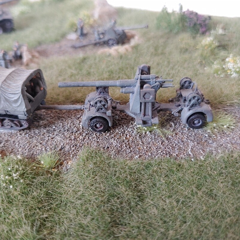 ​8.8 cm anti-aircraft gun with protection on SdAh 202