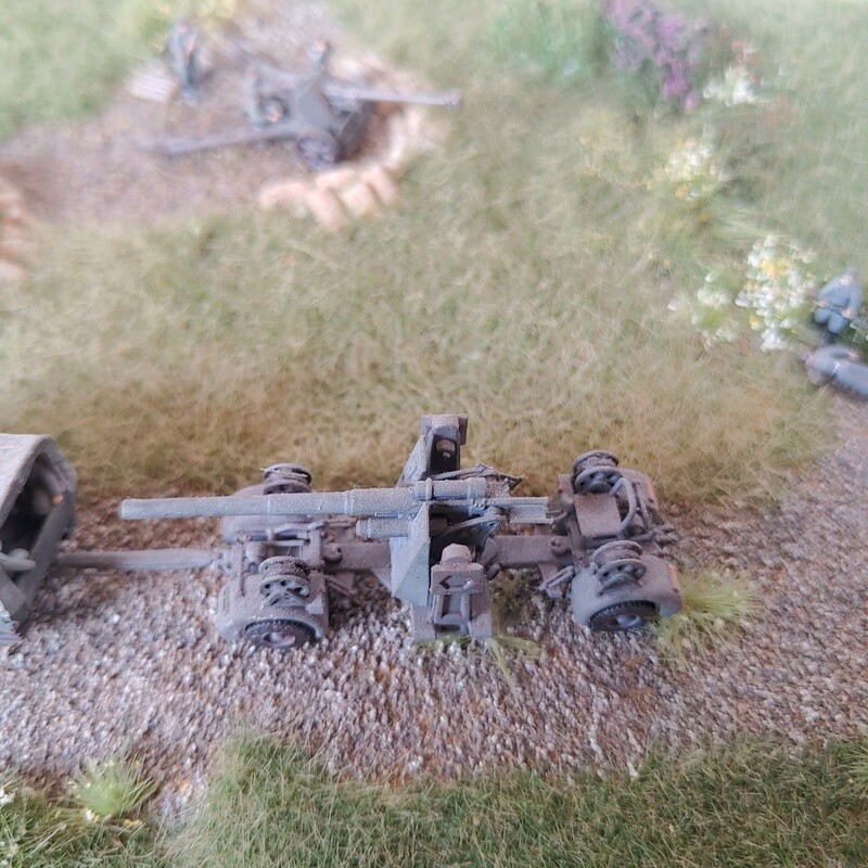 ​8.8 cm anti-aircraft gun with protection on SdAh 202