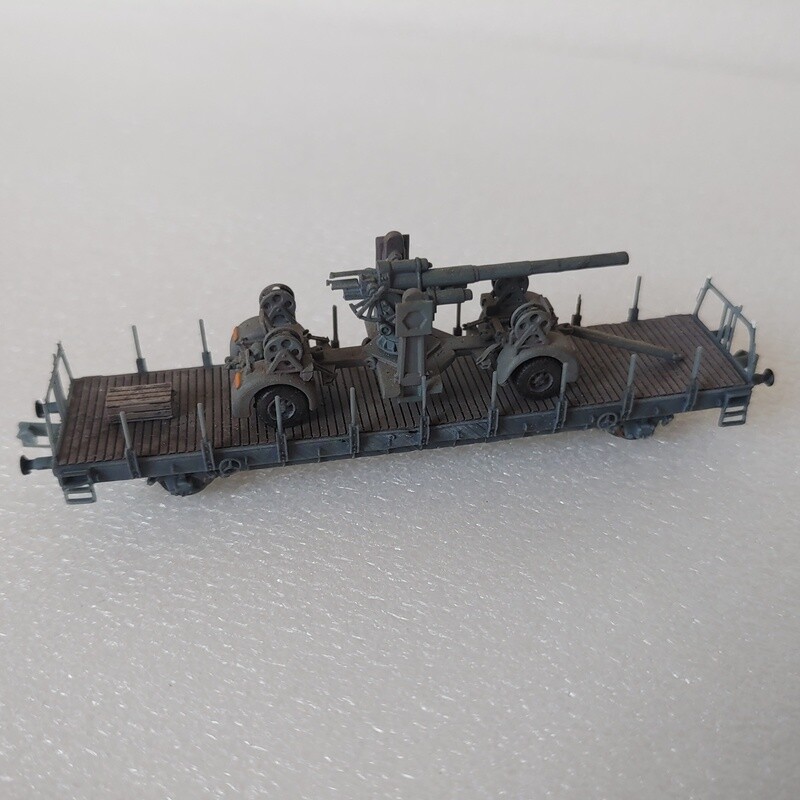 8.8 cm anti-aircraft gun with SdAh 202