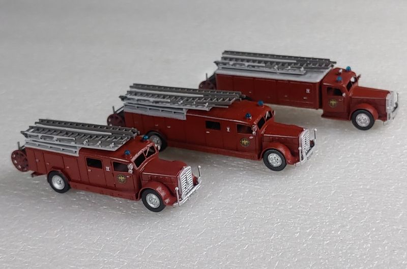 Magirus Fire Truck 3 Models