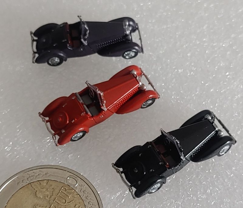 Audi Front 225 Roadster/ Gauge N/N Scale 1:160