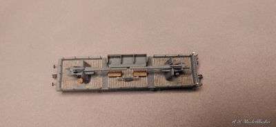Wehrmacht heavy goods vehicle type SSY Köln with anti-aircraft 8.8 cm anti-aircraft gun/1:160 gauge N