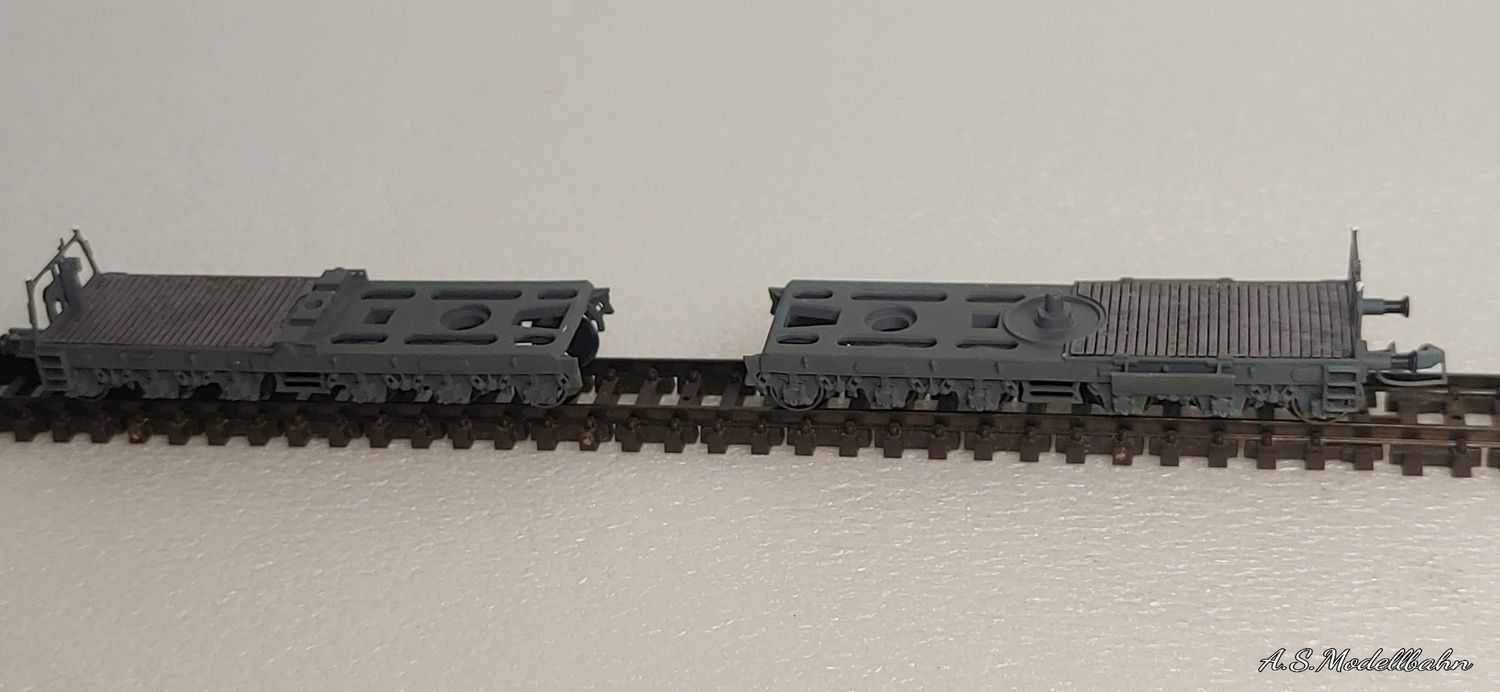 Conversion kit for Hobbytrain K5 Leopold Railway Geschutz Gauge N 1:160