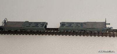 Conversion kit for Hobbytrain K5 Leopold Railway Geschutz Gauge N 1:160