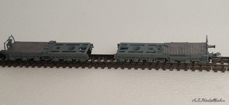 Conversion kit for Hobbytrain K5 Leopold Railway Geschutz Gauge N 1:160