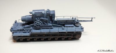 Mörser Karl Feuerbereit Spur N 1:160