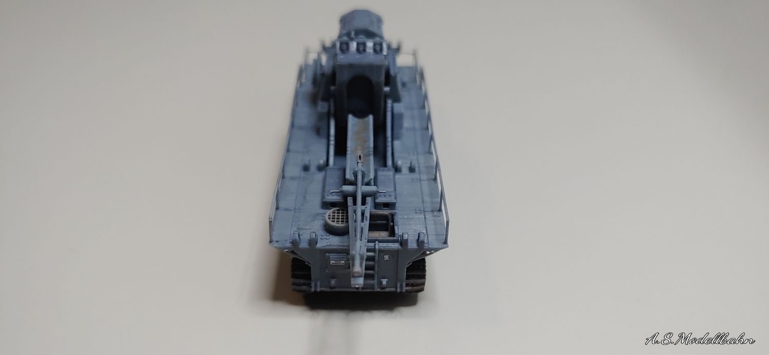 Mörser Karl Feuerbereit Spur N 1:160