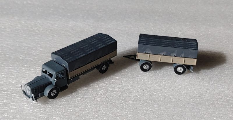 Büssing NAG LKW 1938 Pritsche mit Plane