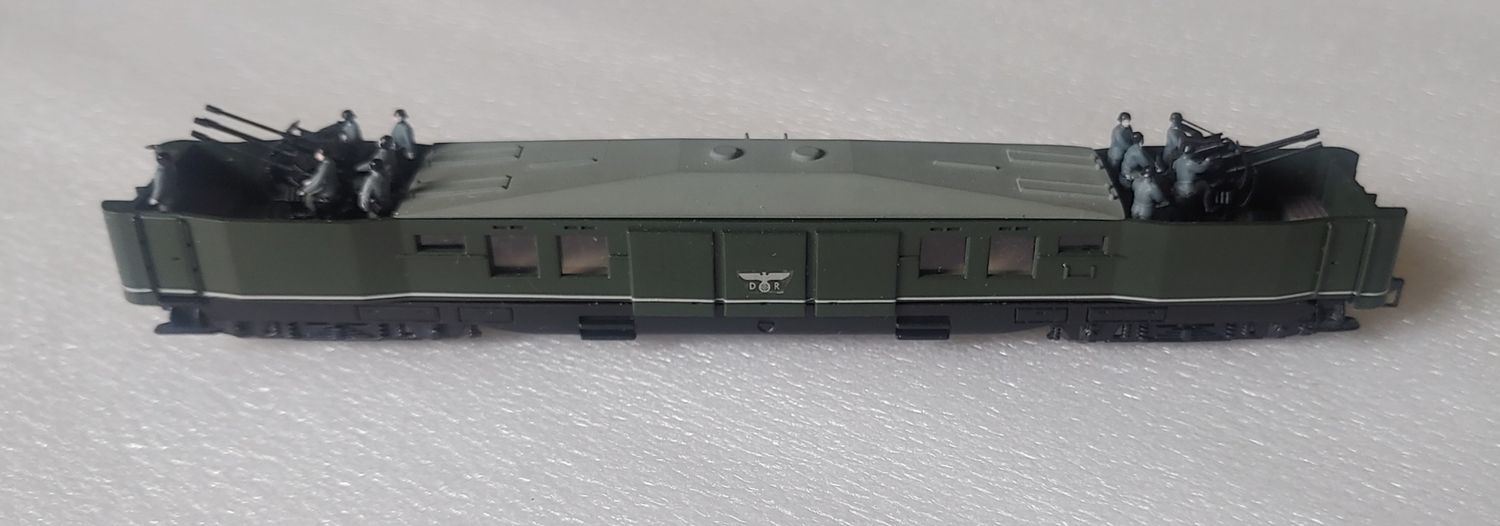 Reich Government train flakwagen conversion kit