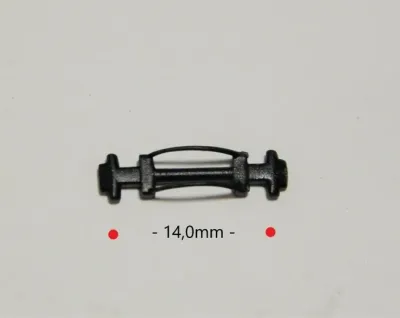 Coupling rod with brake hoses for NEM 355 shaft 10 pcs