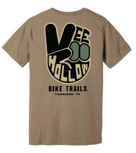 Vee Hollow Beige Tee