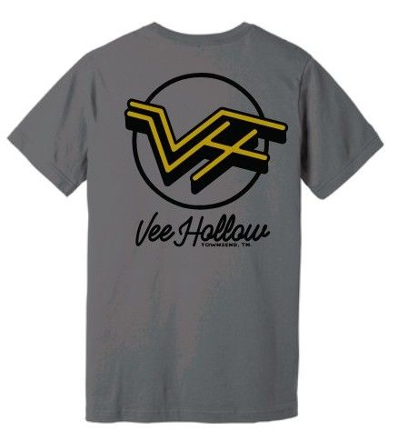 Vee Hollow Gray VH Logo Tee