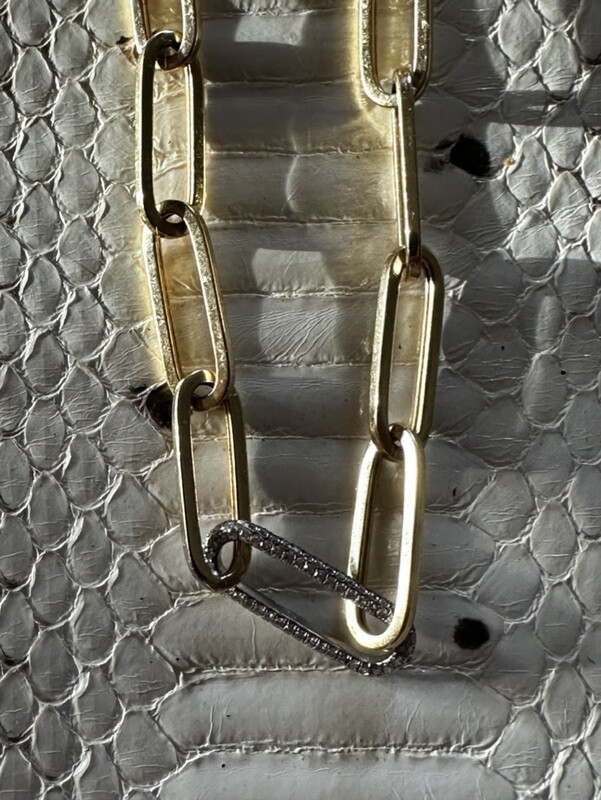 THE DIAMOND CHAIN LINK necklace THE DIAMOND CHAIN LINK necklace