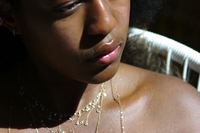 THE 15 DIAMOND SHAKER necklace THE 15 DIAMOND SHAKER necklace
