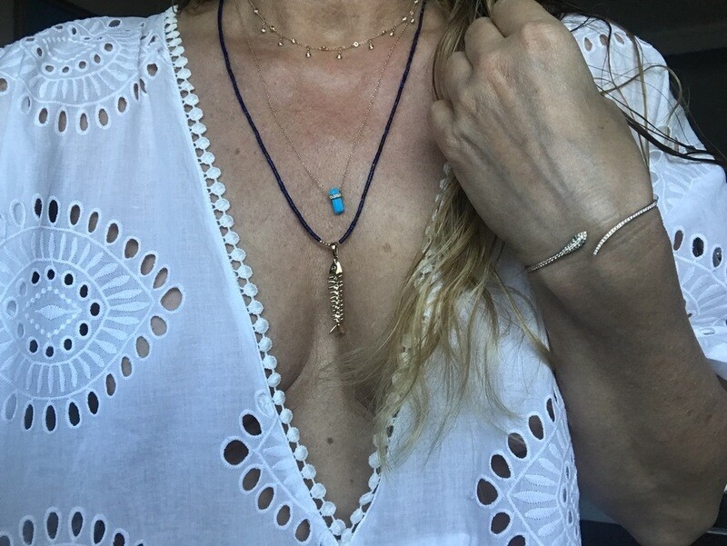 THE TURQUOISE CRYSTAL Diamond Necklace THE TURQUOISE CRYSTAL Diamond Necklace