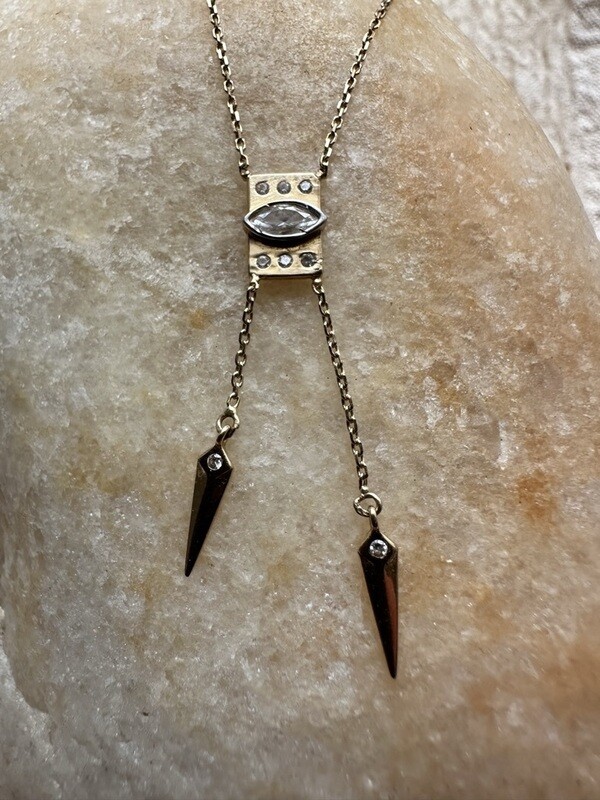 THE FATMA EVIL EYE necklace