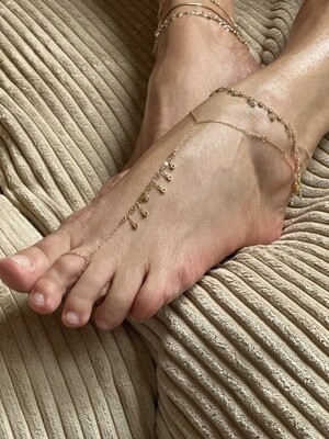 THE SHAKER 12 TOE ANKLET